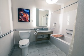 Combined shower/bathtub, free toiletries, hair dryer, towels - Candlewood Suites Merrillville by IHG (Merrillville)