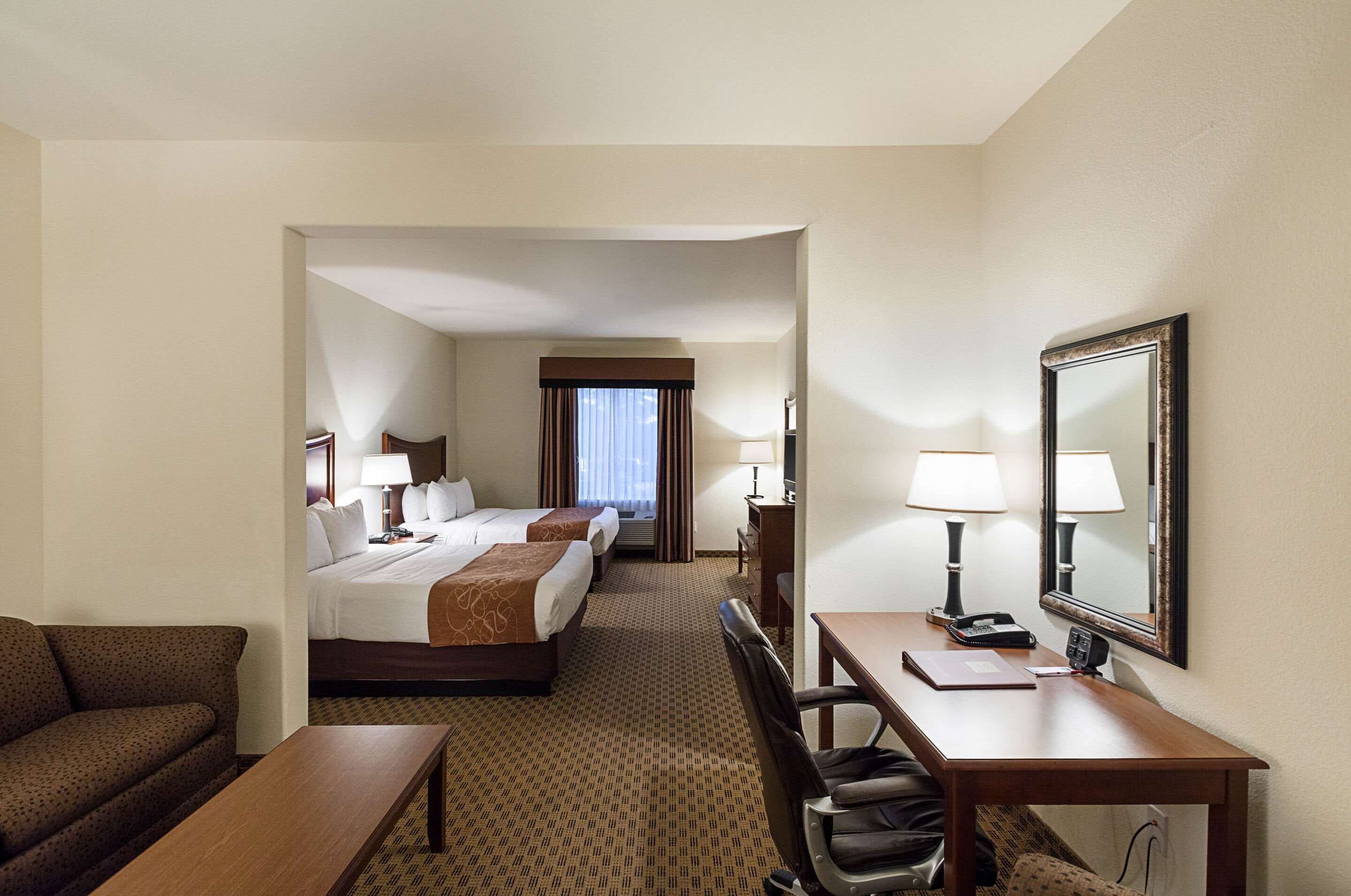 Suite, Multiple Beds, Accessible, Non Smoking | Premium bedding, pillowtop beds, desk, laptop workspace