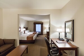 Svit - flera sängar - tillgänglighetsanpassat - icke-rökare | Sängtillbehör av högsta kvalitet, bäddmadrasser och skrivbord