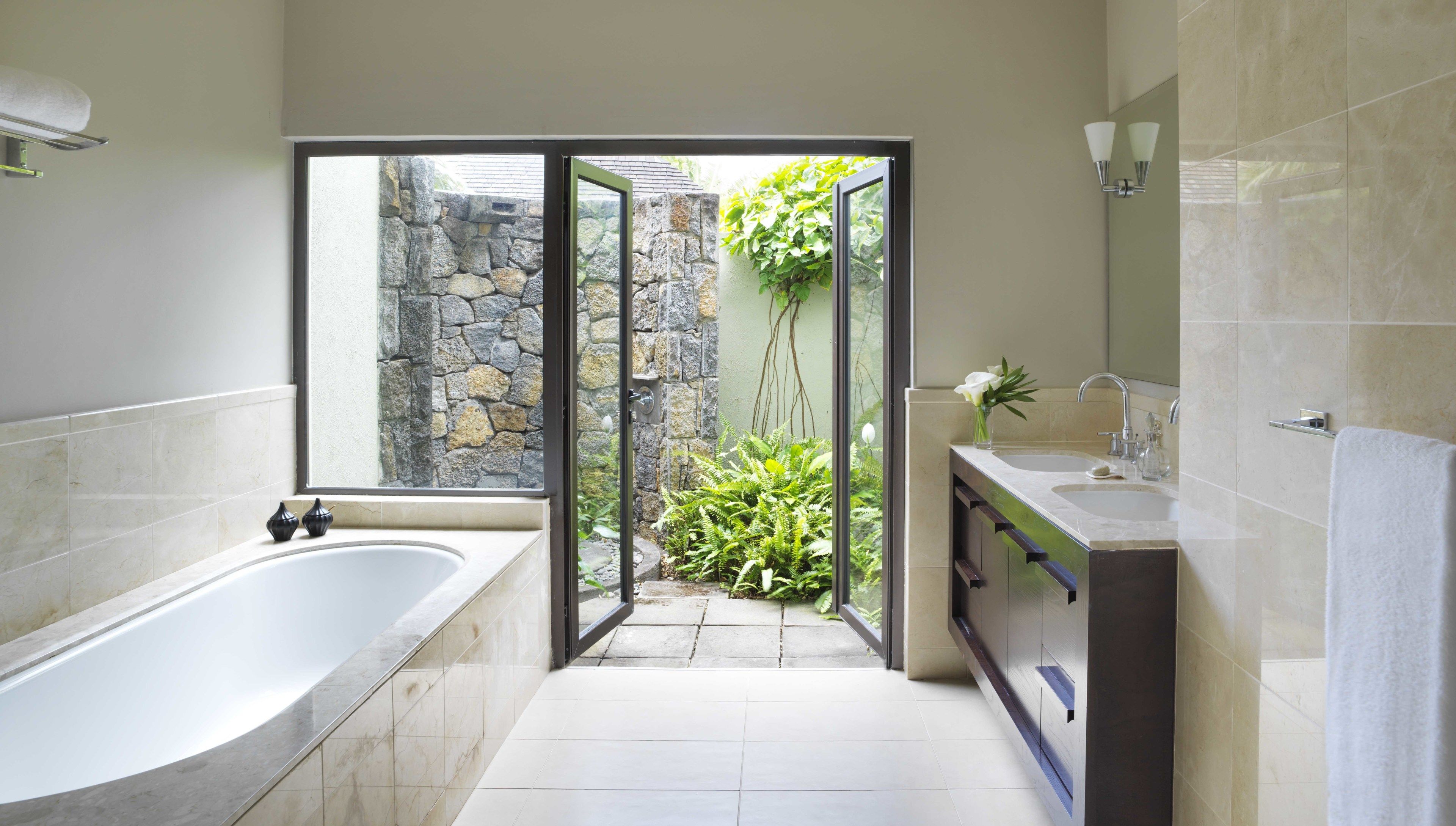 deluxe villa, 4 bedrooms, private pool (residence) | bathroom | separate bathtub and shower, deep-soaking bathtub, rainfall showerhead