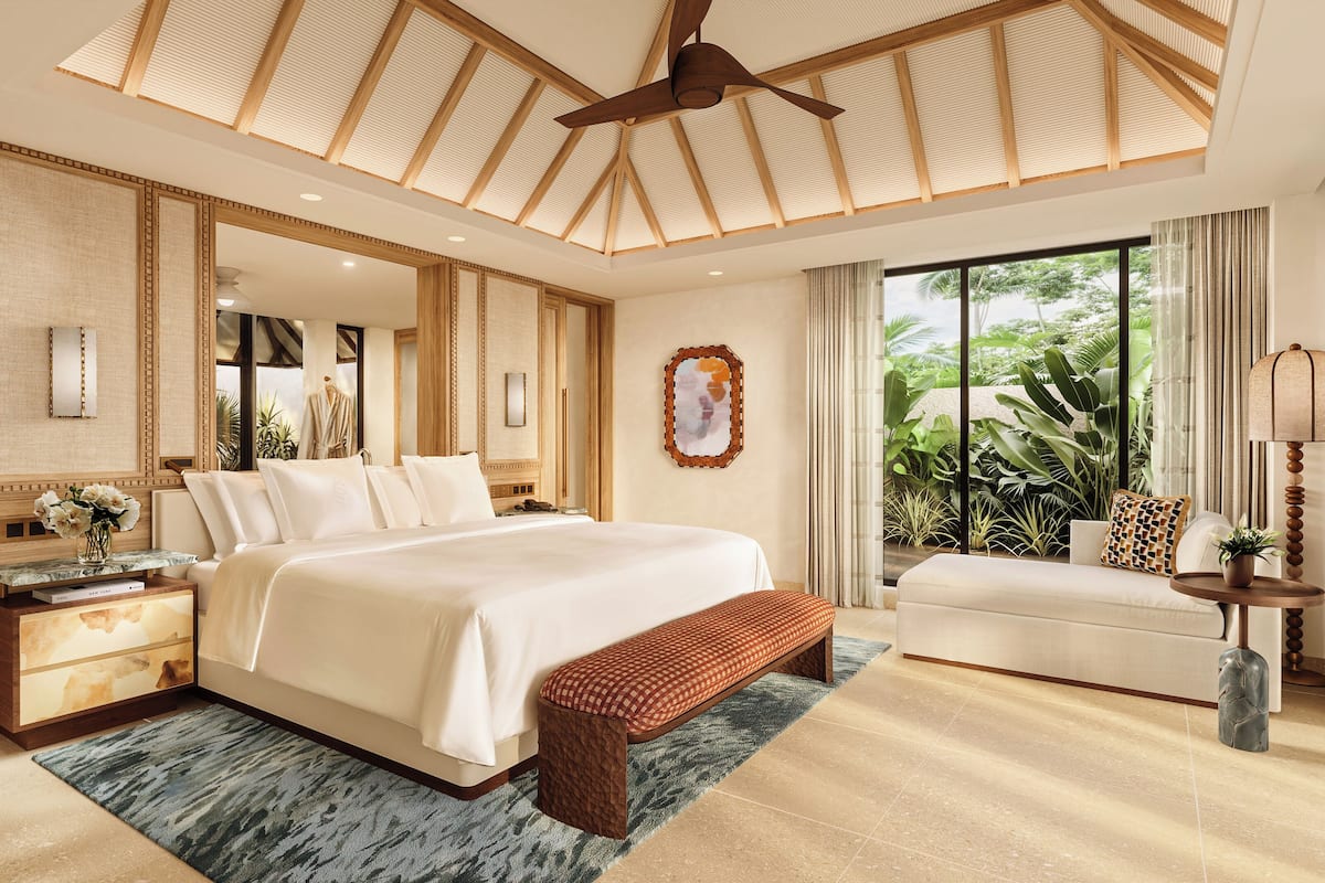 Two Bedroom Garden Pool Villa | Hypo-allergenic bedding, down duvets, pillow-top beds, minibar