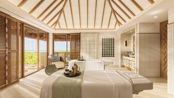 Salas de tratamiento para parejas, sauna y baño turco o hammam