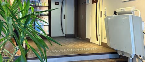 Interior entrance