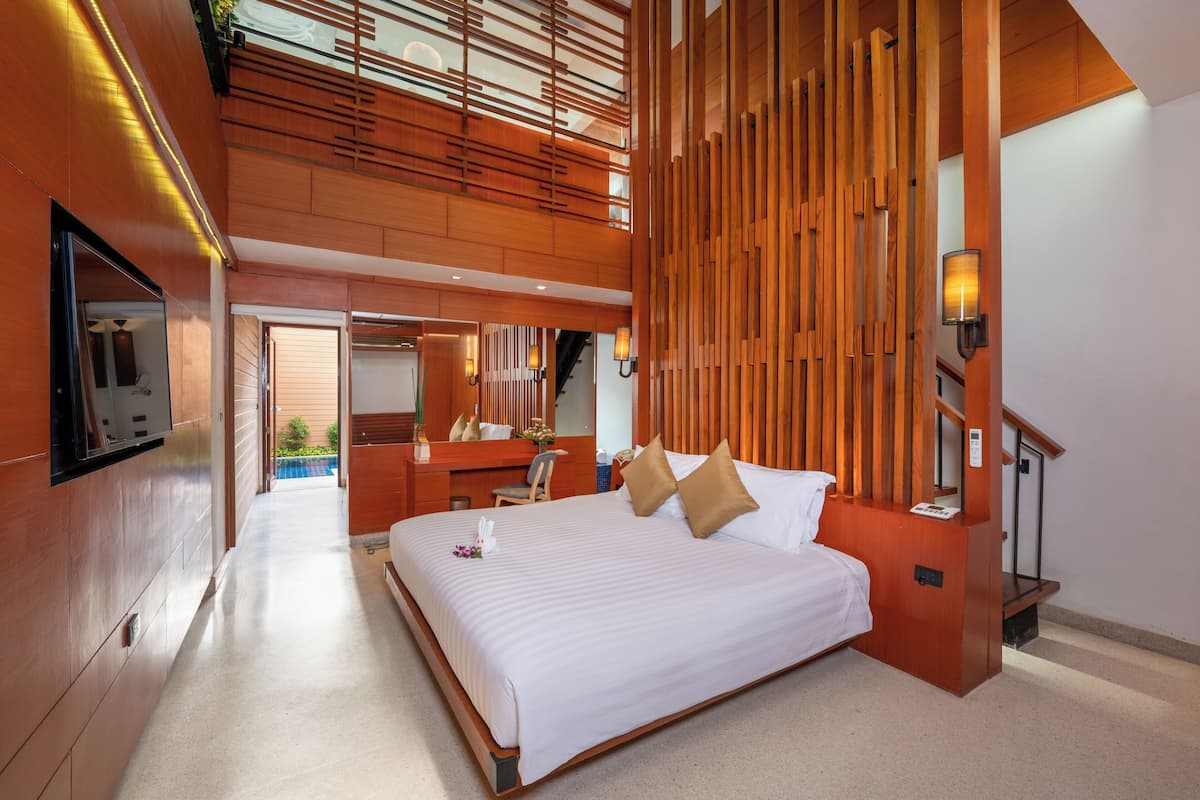 Pool Villa With Loft - Free Daily Minibar | 1 bedroom, premium bedding, minibar, in-room safe