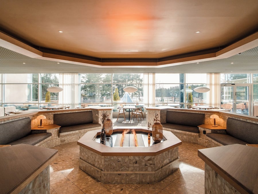 Lobby sitting area