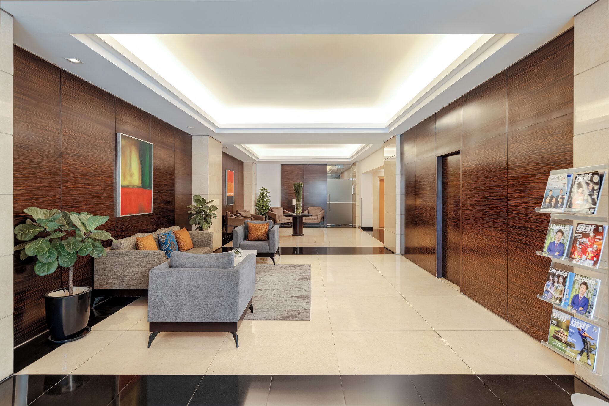 Lobby sitting area