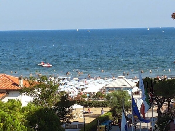 Blick von der Unterkunft