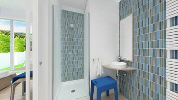 Deluxe-Doppelzimmer, Terrasse, Gartenblick