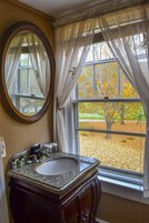 Free toiletries, hair dryer, towels