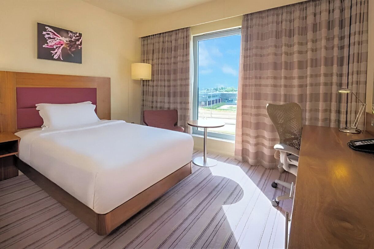 1 bedroom, hypo-allergenic bedding, in-room safe, desk