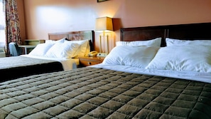 Deluxe Room, 2 Queen Beds, Courtyard View | Desk, blackout drapes, free WiFi, bed sheets