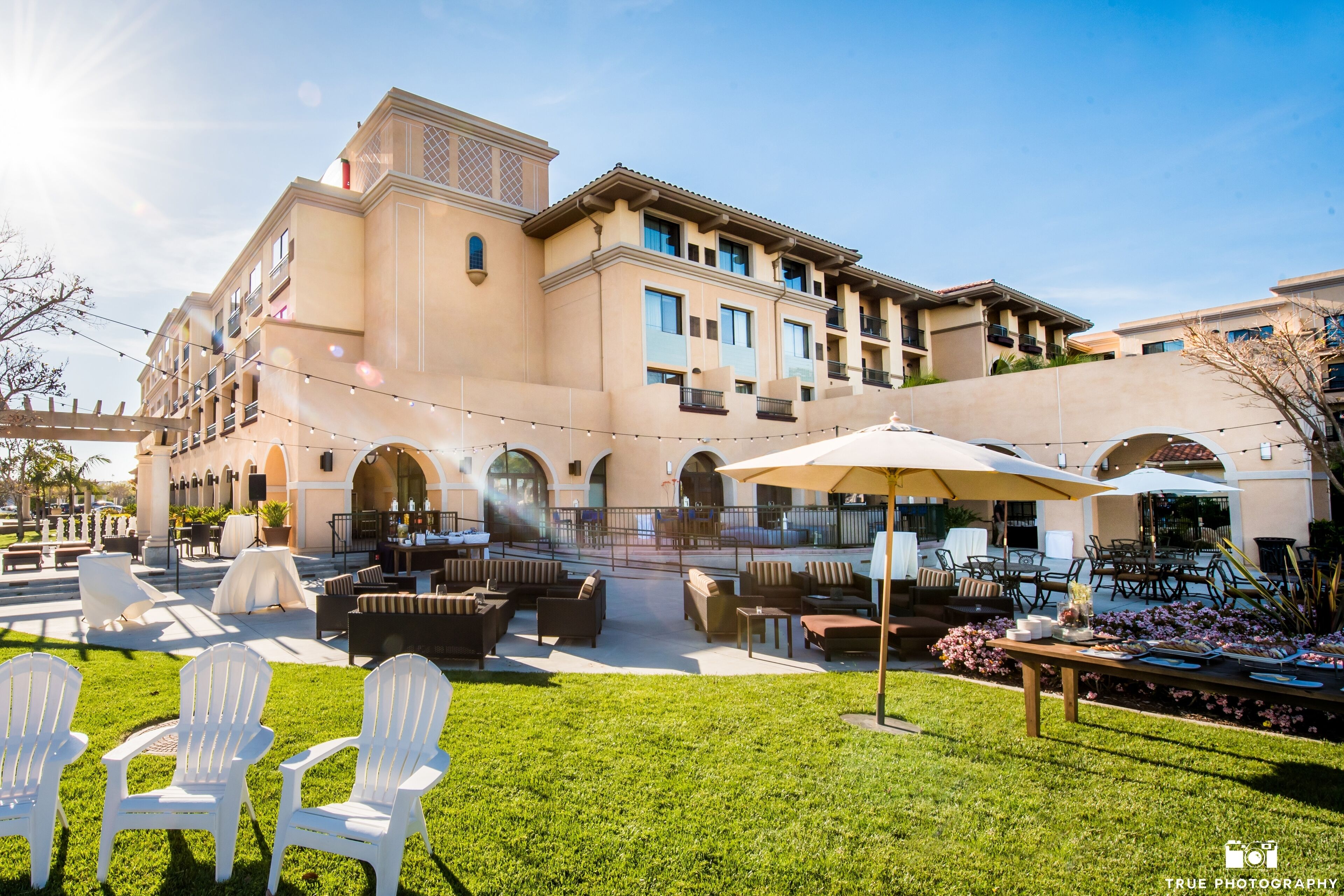 Área para banquetes al aire libre