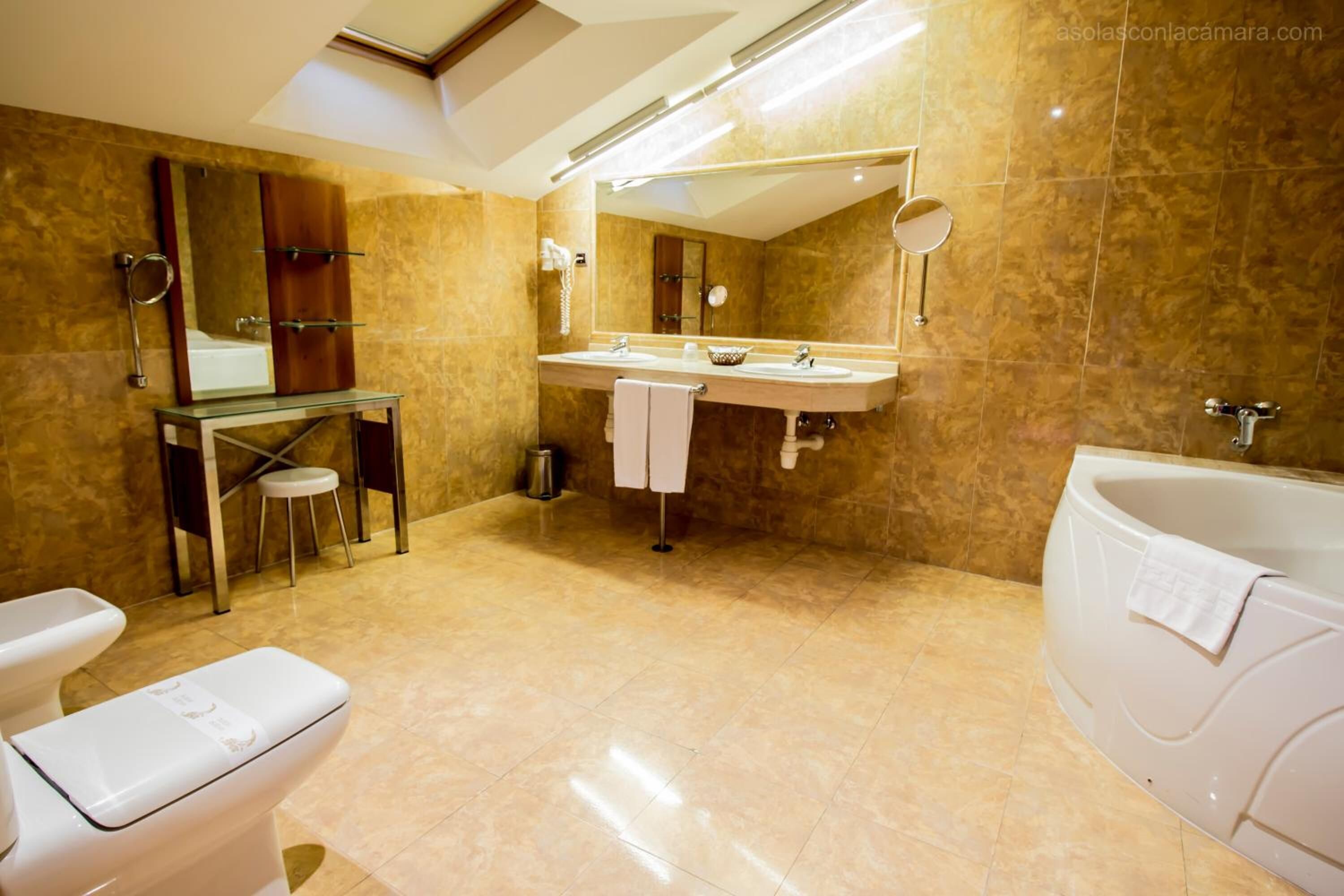 combined shower/bathtub, towels