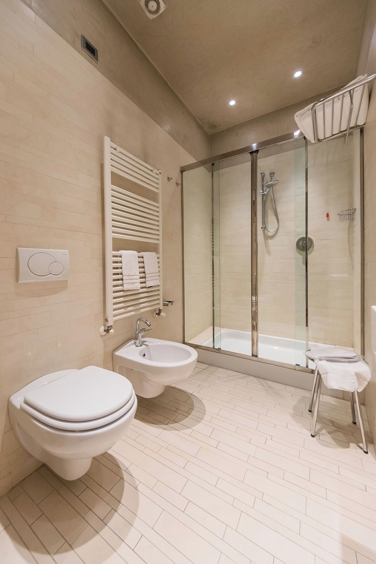 room | bathroom | free toiletries, hair dryer, bidet, towels