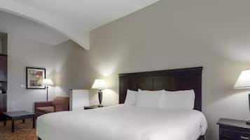 Desk, blackout drapes, iron/ironing board, free WiFi