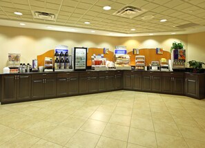 Free buffet breakfast 