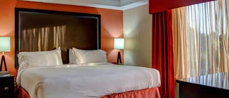 Suite, 1 King Bed | In-room safe, desk, laptop workspace, blackout curtains