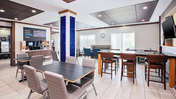 Free buffet breakfast