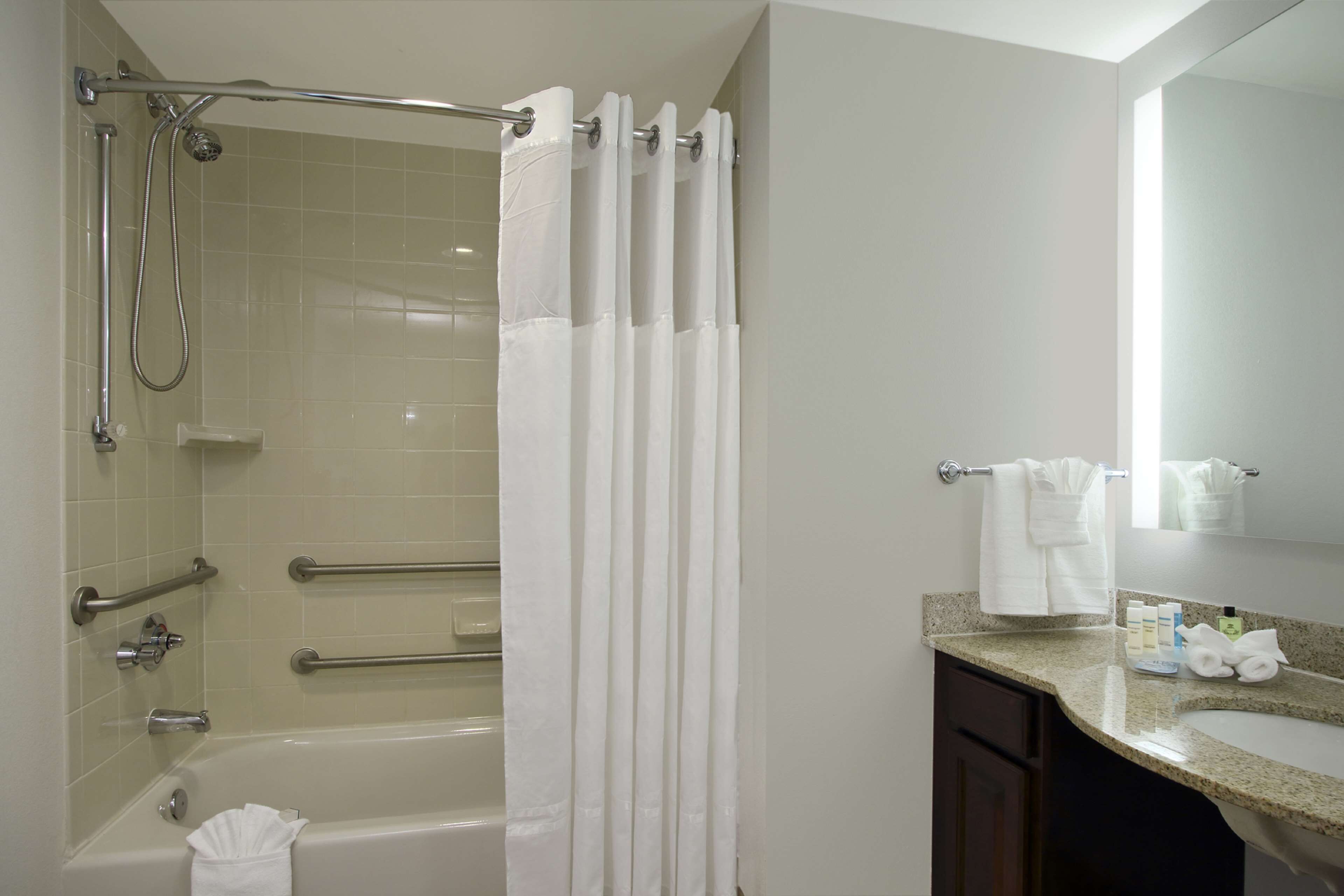 one king two queen two bedroom, accessible ,nonsmoking | bathroom shower
