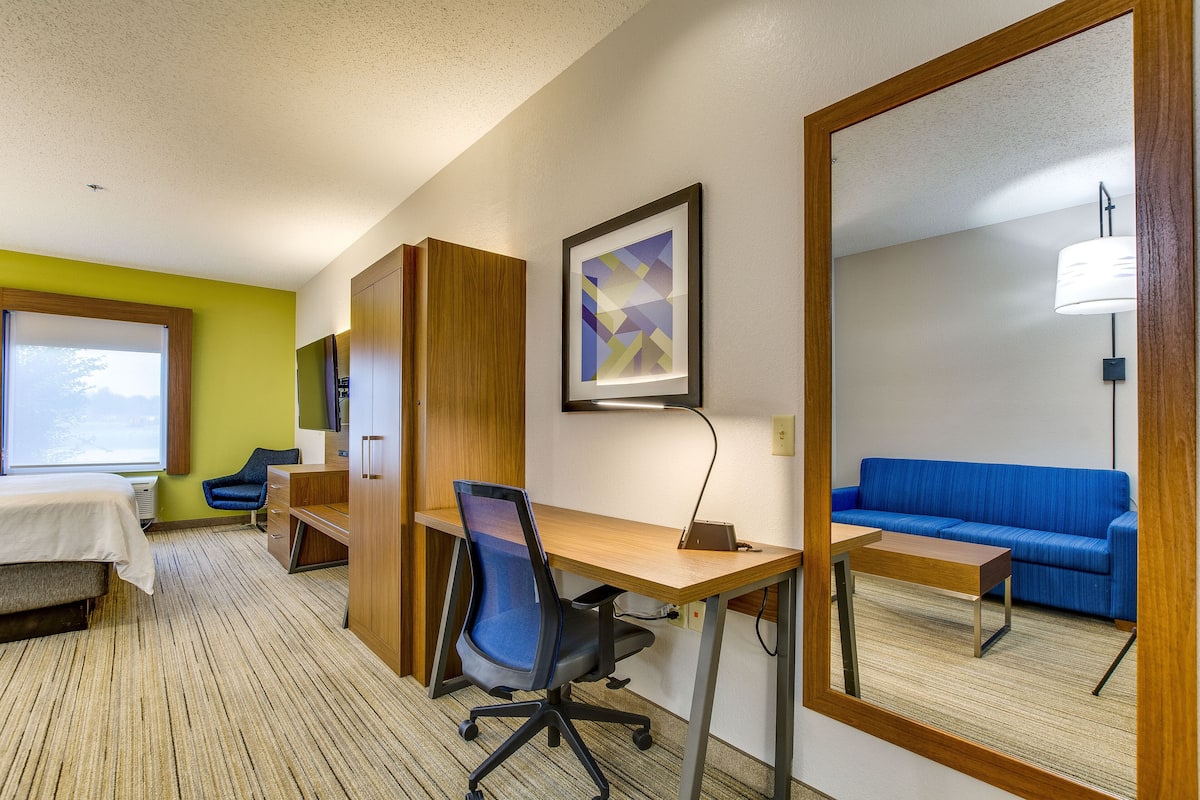 Suite, 1 letto king | Una cassaforte in camera, una scrivania, postazione laptop
