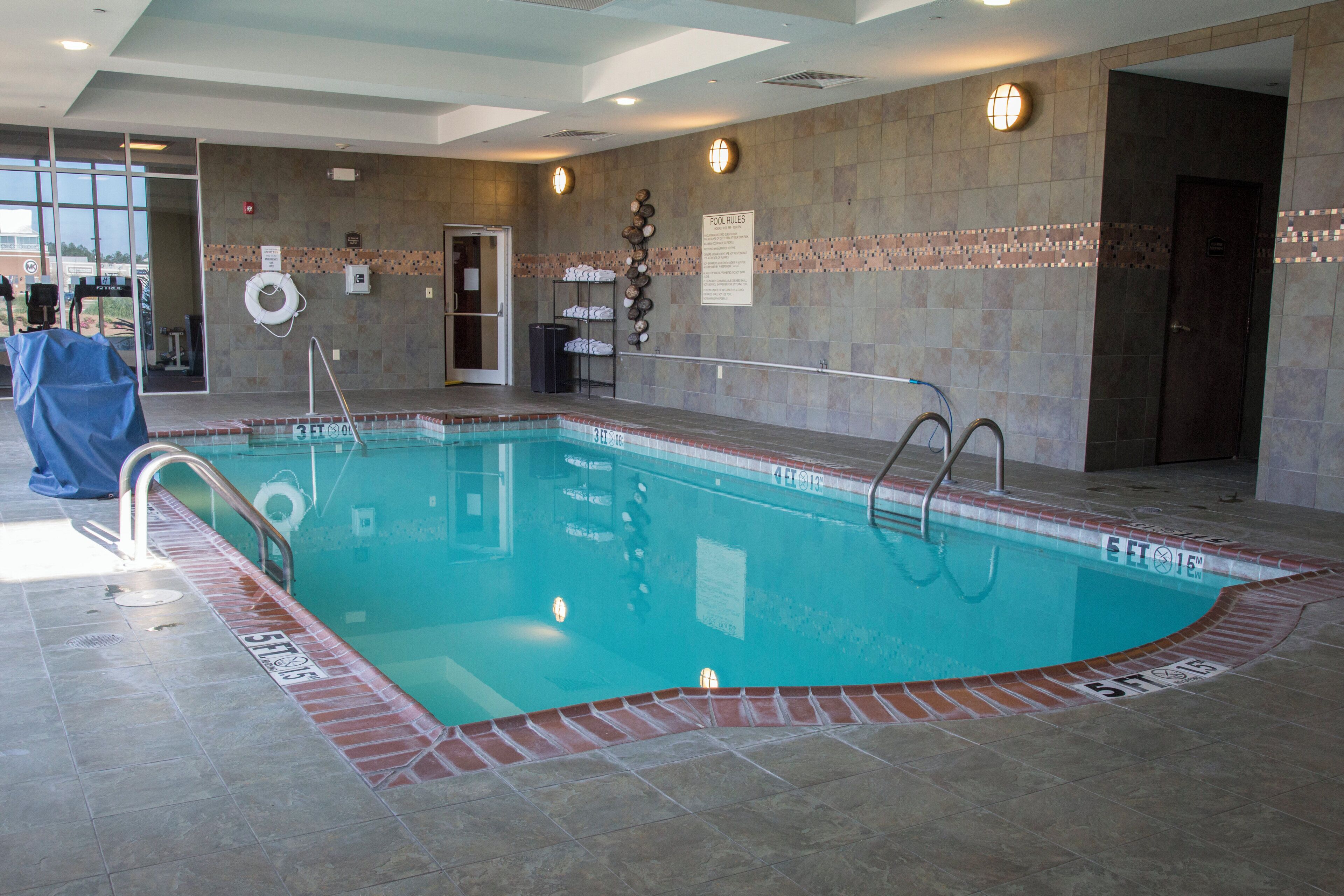 Una piscina techada