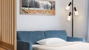 Studio non-fum., très gd lit, can.-lit