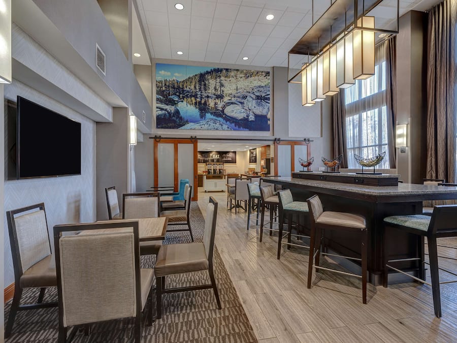 Sala de estar en el lobby