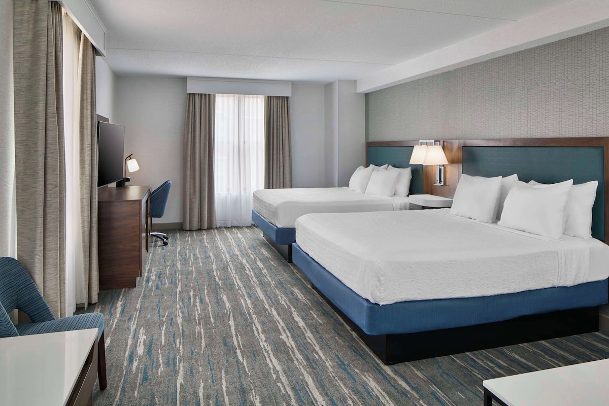 Room, Multiple Beds, Non Smoking | Hypo-allergenic bedding, in-room safe, desk, blackout drapes
