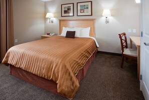In-room safe, desk, iron/ironing board, free cribs/infant beds