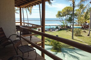 Classic Room, Sea View (TPL) | Minibar, in-room safe, free cots/infant beds, bed sheets - Arraial Praia Hotel Pousada (Porto Seguro)