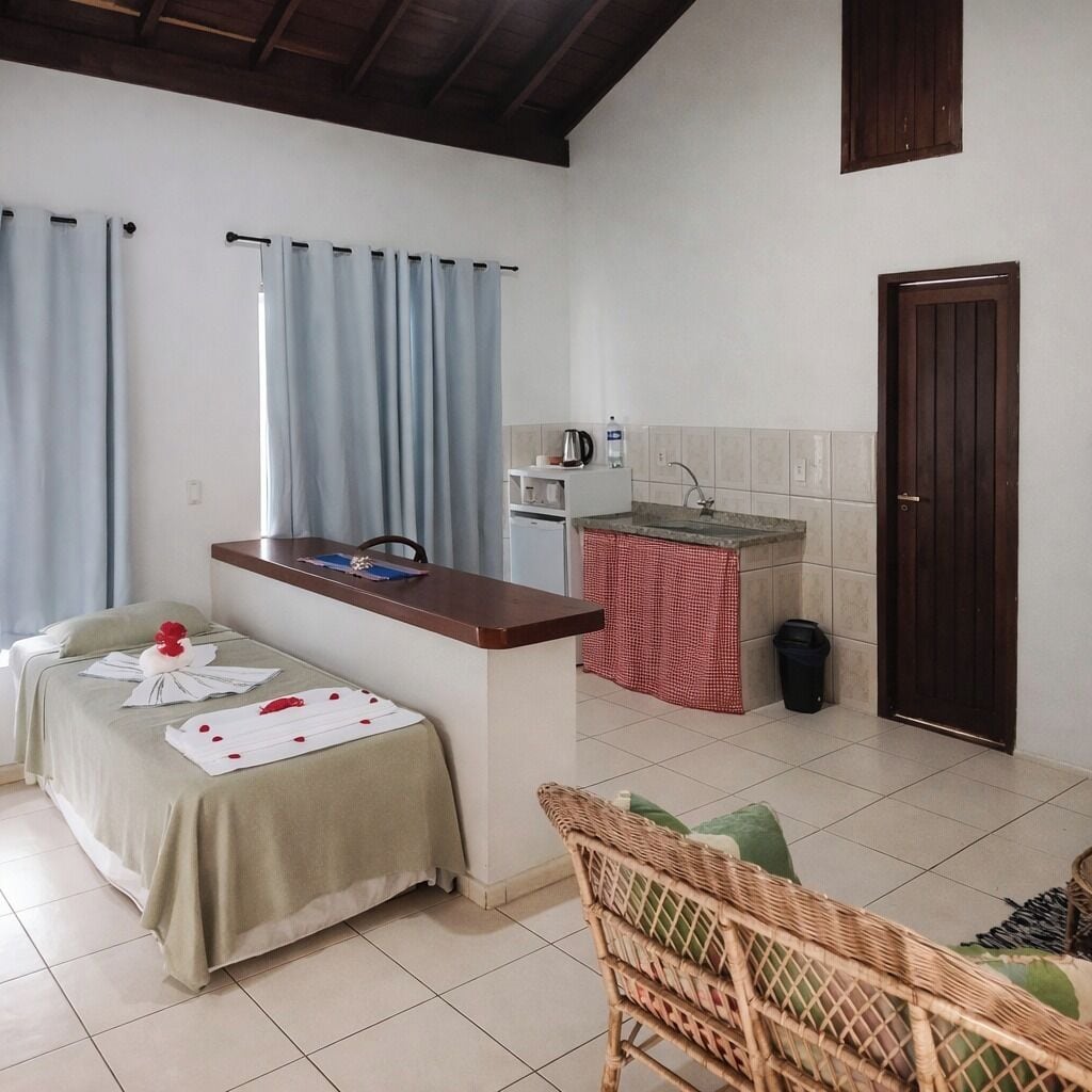 Chalet (Master) | Minibar, caja de seguridad en la habitación y ropa de cama 