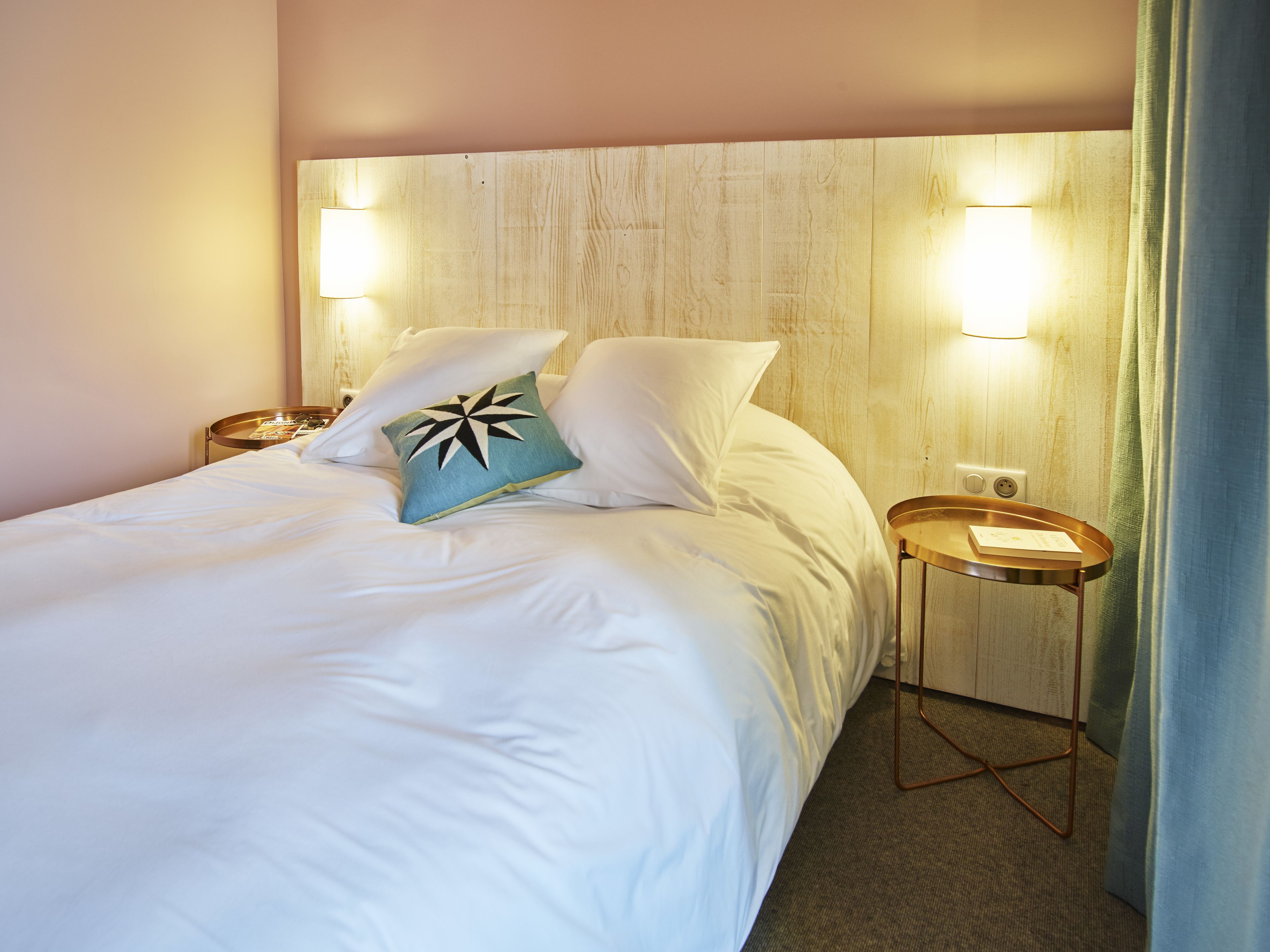 premium bedding, individually decorated, individually furnished, desk