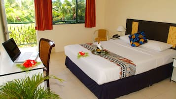 In-room safe, blackout drapes, free WiFi, bed sheets