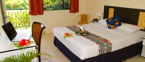 In-room safe, blackout drapes, free WiFi, bed sheets