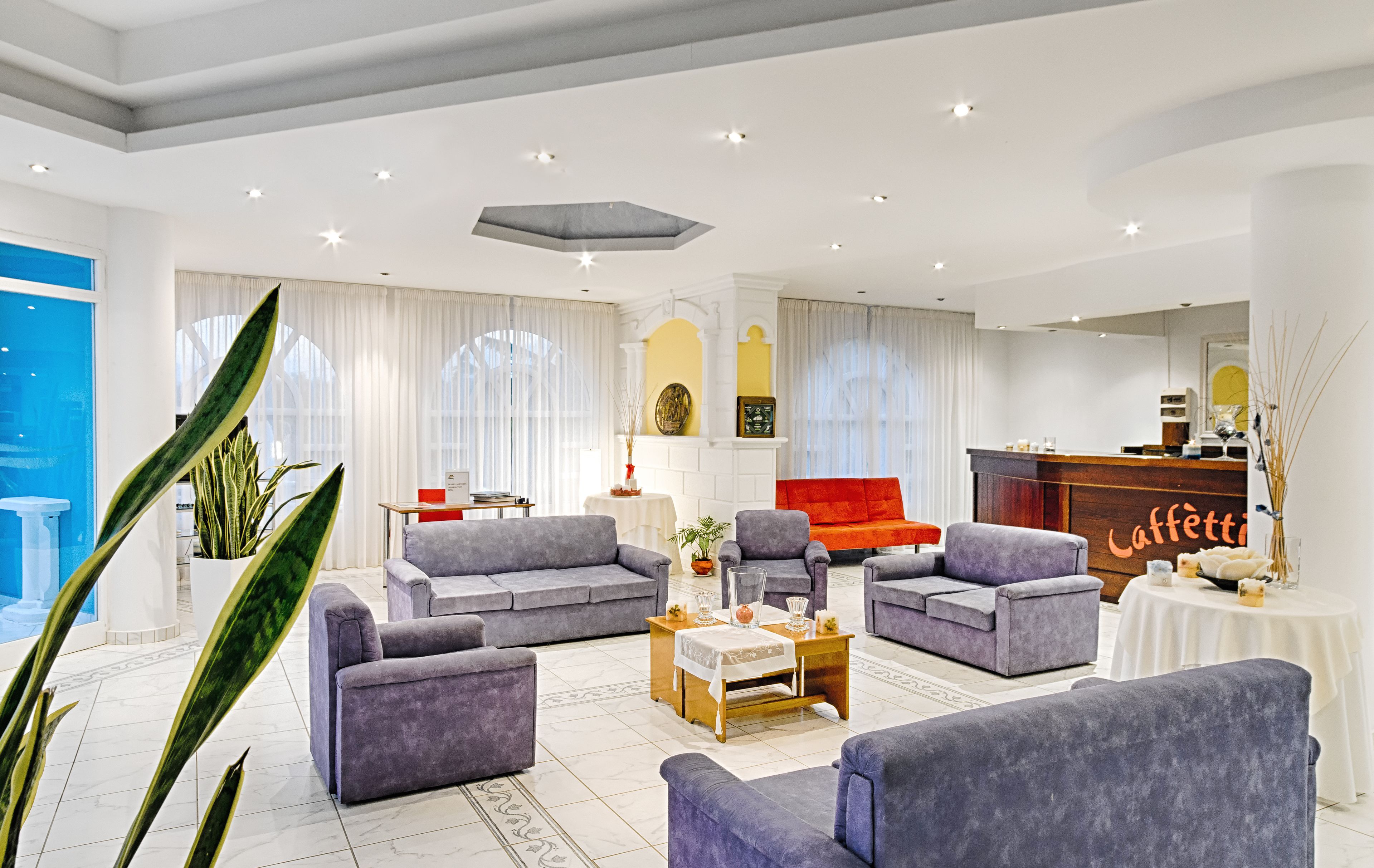 Lobby sitting area