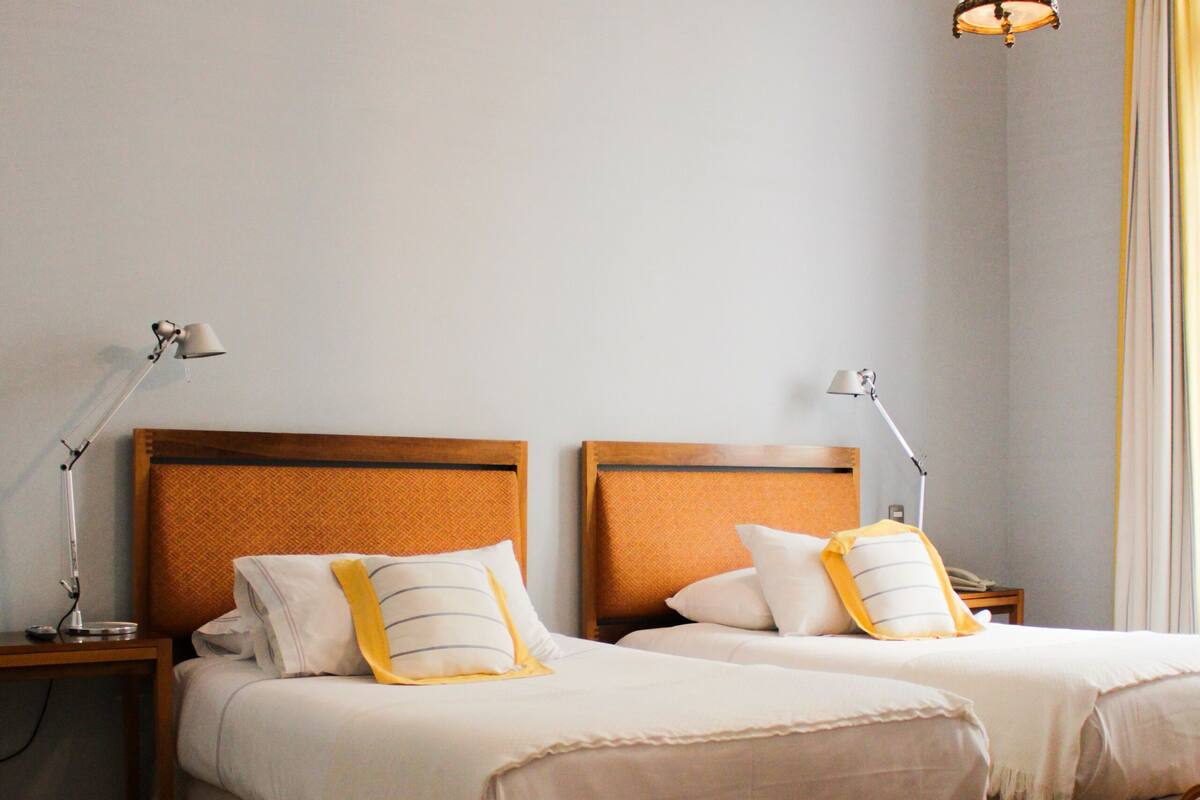 twin room, 2 single beds (colours) | egyptian cotton sheets, premium bedding, down duvets, in-room safe