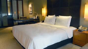 Premium bedding, down duvets, minibar, in-room safe