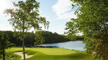 Enjoy a round of golf amidst lush greenery and tranquil surroundings.