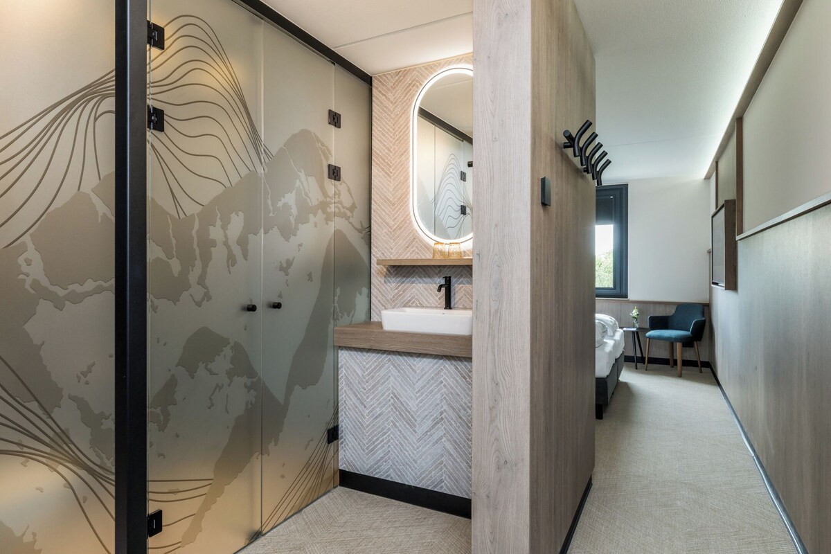 In-room safe, blackout curtains, iron/ironing board (on request)