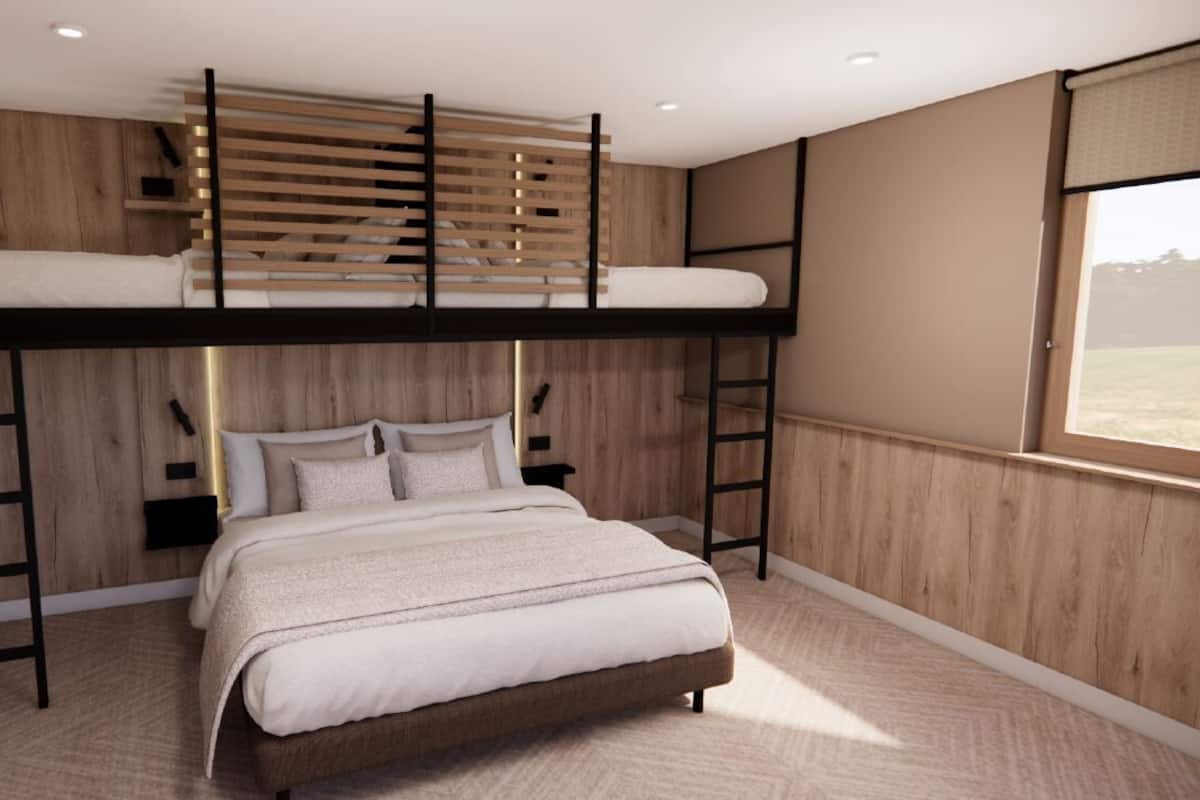 Caja de seguridad en la habitación y escritorio