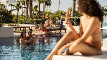 3 outdoor pools