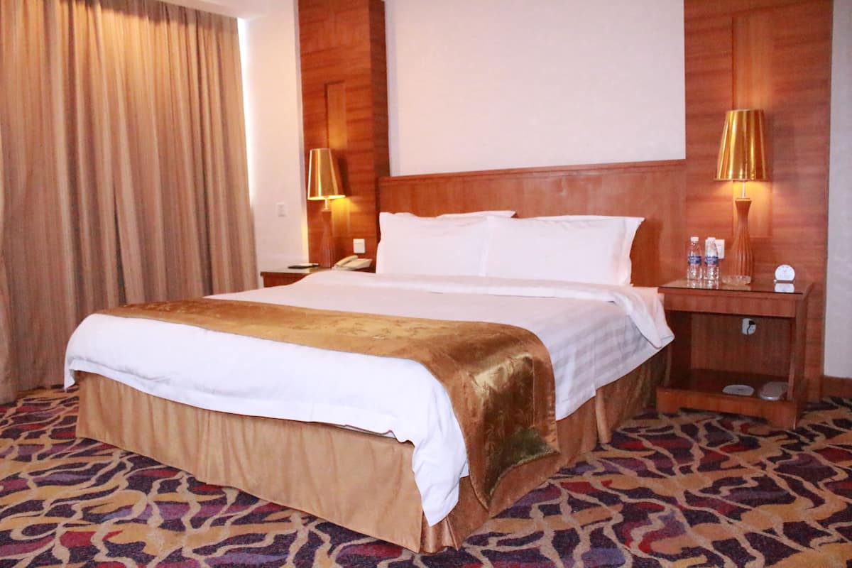 Deluxe Suite | Premium bedding, in-room safe, desk, blackout drapes