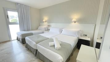Ropa de cama de alta calidad y minibar
