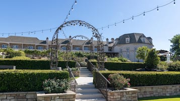 Vue depuis lâhĂ©bergement