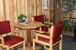 Sitteområde i lobbyen