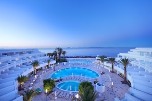 Vue depuis lâhĂ©bergement