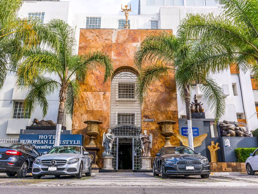 Entrada de la propiedad