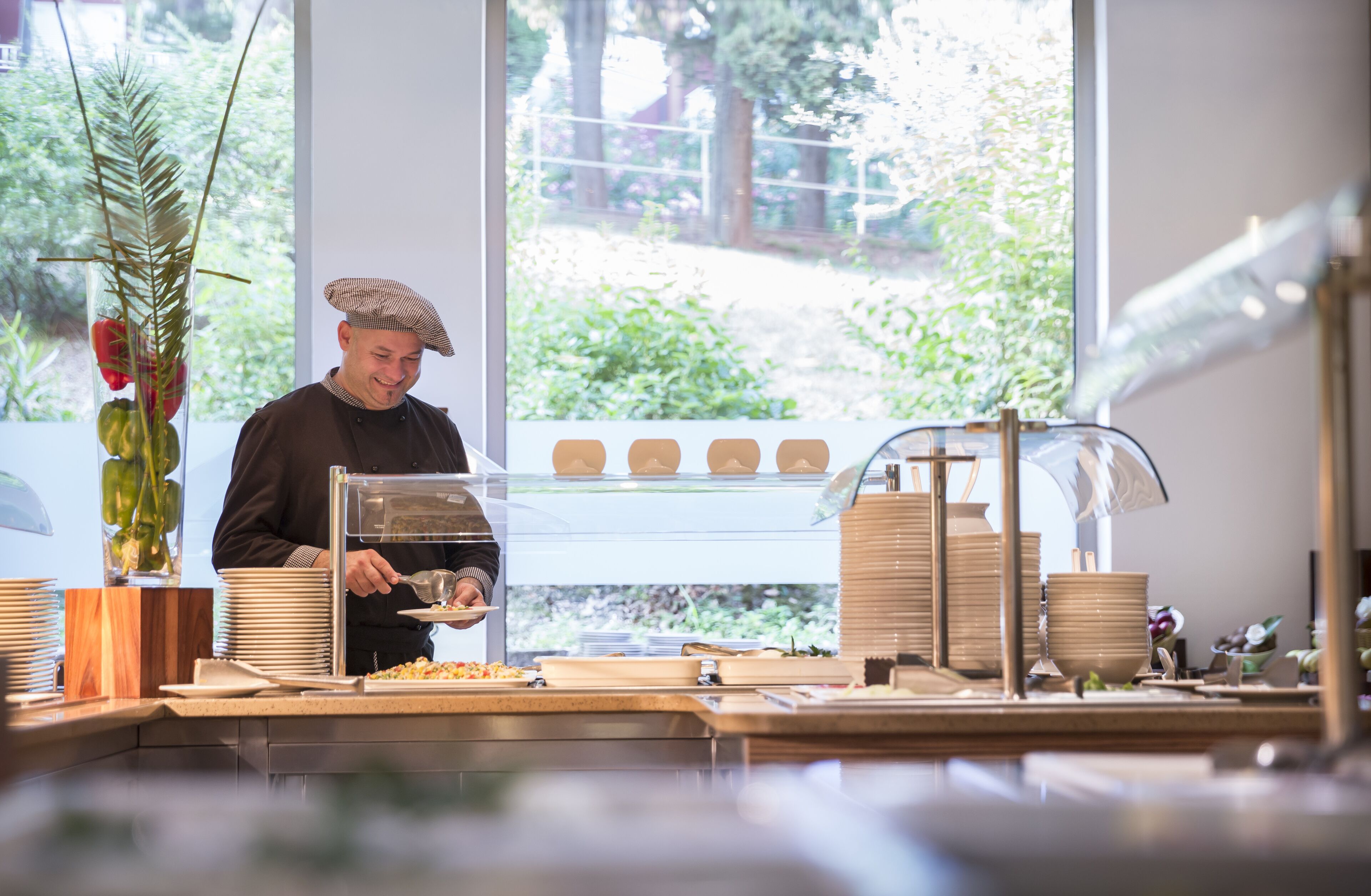 daily buffet breakfast (eur 11 per person)