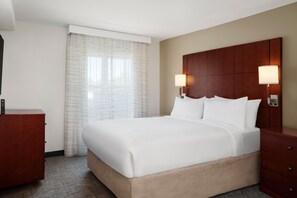 Premium bedding, pillow-top beds, in-room safe, desk