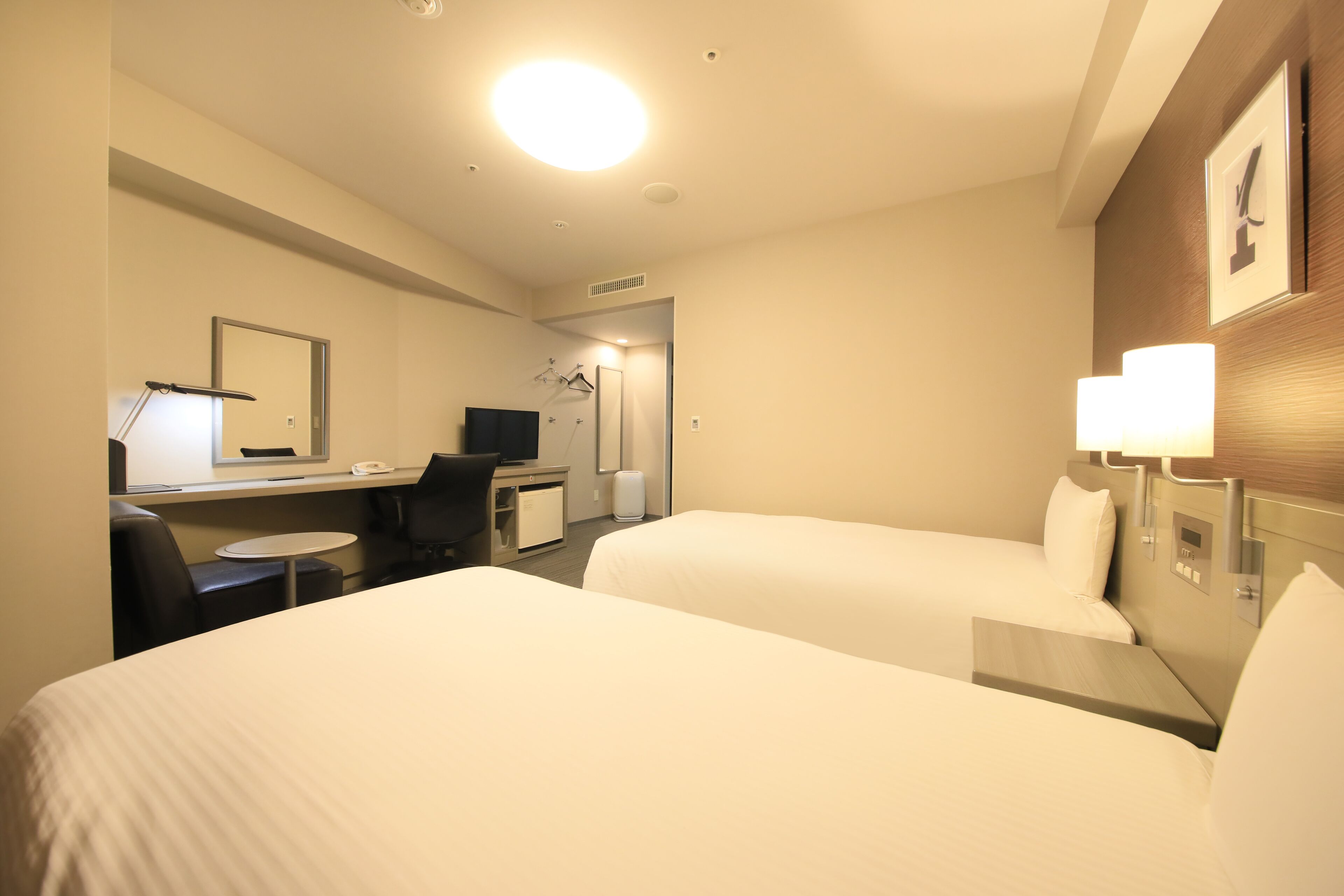 desk, blackout curtains, iron/ironing board, free wifi